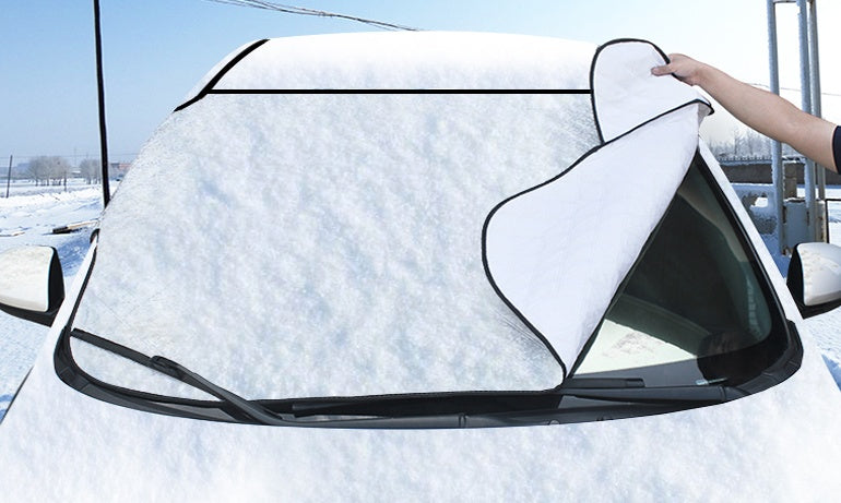 Car snow block