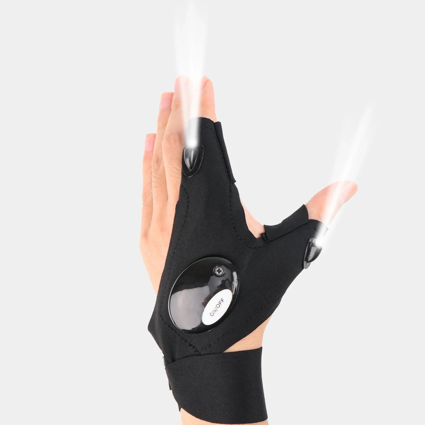 LED Half Finger Glove