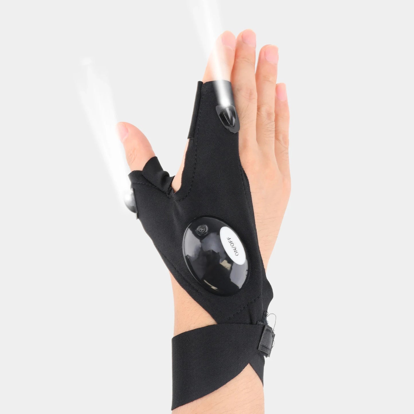 LED Half Finger Glove